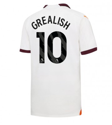 Lacne Muži Futbalové dres Manchester City Jack Grealish #10 2023-24 Krátky Rukáv - Preč